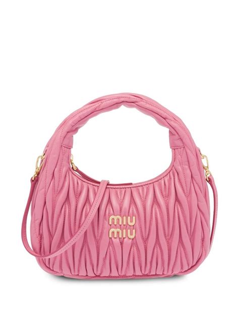 miu miu pink|farfetch michael miu bags.